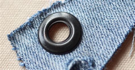 metal ring in fabric|How to Install Metal Grommets + Eyelets .